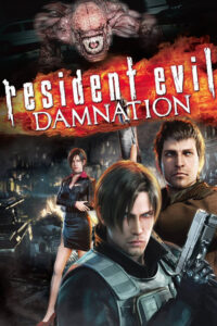 Poster for the movie "Resident Evil: Potępienie"