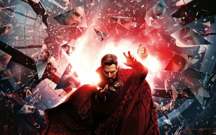 Poster for the movie "Doktor Strange w multiwersum obłędu"